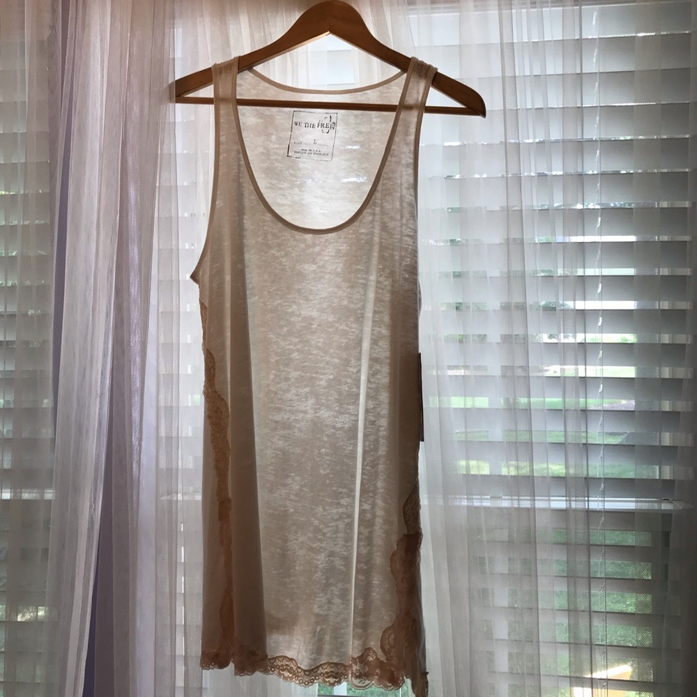 NWT Free People lace tunic/ trapeze dress